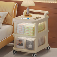 夹缝收纳柜子闪电客储物床头柜抽屉式卧室零食婴儿用品置物架抽拉式