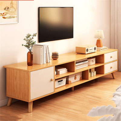 电视柜闪电客现代简约小户型客厅家用落地柜卧室桌子简易电视机柜