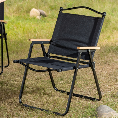 棠溪塘户外克米特椅折叠椅便携露营椅子沙滩椅靠背折叠椅子野餐钓鱼凳子