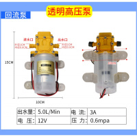 喷雾器电动农用手提式打药机弥雾机洗车机抽水机高压隔膜泵机器 透明高压泵