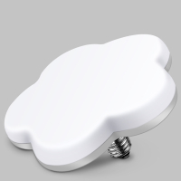 闪电客LED灯泡超亮节能照明E27螺口 创意梅花飞碟灯高亮客厅白光家用电