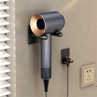 适用闪电客直白电吹风机支架子铝卫生间置物架免打孔浴室收纳壁挂架