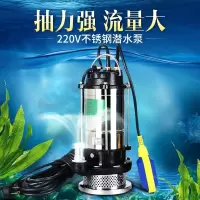 绿一(Lvyi)家用不锈钢潜水泵污水泵高扬程自吸泵220V农用抽水泵抽水机 2.2KW/1寸 清水泵