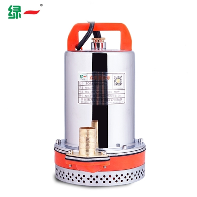 直流潜水泵12V24V48V电动电瓶车抽水泵家用高扬程抽水机农用 48V(320瓦)10米线 2寸