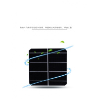 闪电客全新100W瓦单晶太阳能板太阳能电池板发电板光伏发电系统12V 单晶100W12V