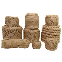 绳子手工编织diy材料捆绑绳闪电客细麻绳线猫抓板爬架绳粗麻绳装饰 5mm70米(胶水1瓶)