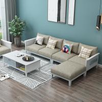 北欧组合闪电客现代新中式沙发客厅布艺美式家具小户型经济型储物简约