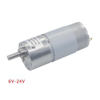 555微型减速电机12V/24V直流闪电客 正反转低速电动机DC大力矩调速小马达 19转每分钟 12V