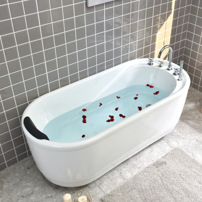 式浴缸成人家用闪电客 情侣 小户型浴缸日式儿童小浴盆贵妃浴缸