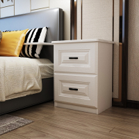 简约现代白色床头柜闪电客 多功能小型卧室床边柜轻奢韩式收纳储物柜