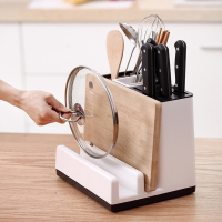 多功能刀架砧板一体厨房用品收纳置物架闪电客放菜板筷子锅盖刀具的盒子