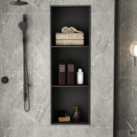 不锈钢壁龛隔板卫生间浴室金属壁龛嵌入式成品不锈钢置物架房