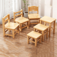 凳子闪电客家用靠背小椅子简约小木凳客厅木凳子原木板凳小凳子矮凳