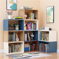 简约现代落地书架客厅卧室家用学生组合置物架儿童简易书柜省空间