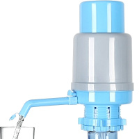 净水桶上的抽水器饮水泵饮水器吸水机移动瓶装水小桶支架按压式 加大加厚(一键止水带撬+管子+