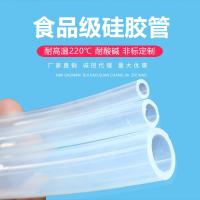 透明硅胶管食品级硅橡胶闪电客机械软管耐高温厂家直销 级水管4分6分 内8*外11(10米价)