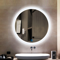 卫生间led带灯闪电客防雾壁挂镜子蓝牙触摸屏浴室智能发光化妆镜子挂墙