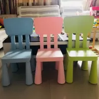 家用加厚儿童椅儿童桌椅凳子塑料椅学习椅靠背闪电客幼儿园