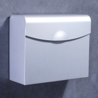 免打孔纸巾盒太空铝厕所手纸盒卫生间CIAA浴室纸巾架纸盒厕纸盒