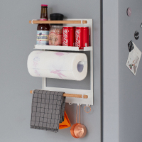 冰箱磁吸置物架CIAA侧挂架壁挂式多功能厨房纸巾保鲜袋收纳架