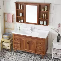浴室柜组合落地式CIAA现代简约卫浴洗脸洗手洗面盆柜组合卫生间洗漱台