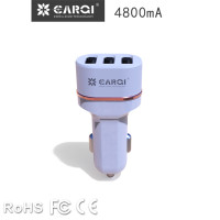 丁荣鑫 CARQI 三口USB车载充电器 DC48L05 ---- 白