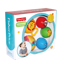 费雪球玩具0-3-6-12个月布球婴儿手抓球宝宝手摇铃球婴儿球类玩具