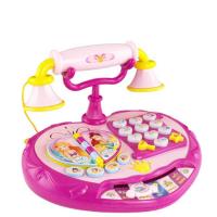 儿童宝丽电话机宝宝音乐玩具 婴儿早教女孩玩具2岁仿真手机