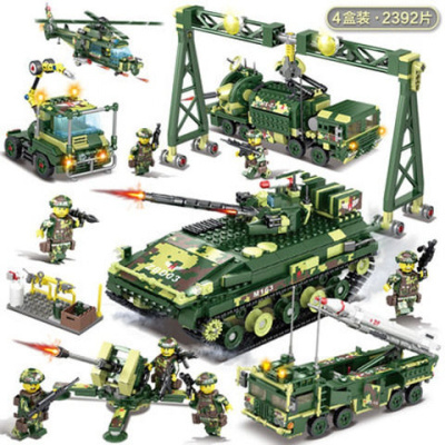军事乐高积木玩具儿童拼装组装小玩具男孩塑料6-14岁颗粒