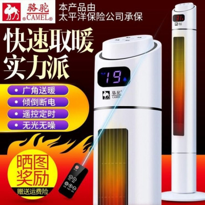 取暖器家用节能省电浴室暖风机摇头立式电暖器办公室防水暖风扇