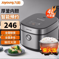 九阳(Joyoung)电饭煲家用电饭锅4L升大容量4-5-8人铜匠厚釜内胆智能多功能预约煮饭锅 F40FY-F855