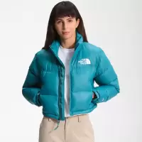 The North Face 北面Nuptse Short 女保暖防风宽松羽绒服700鹅绒填充