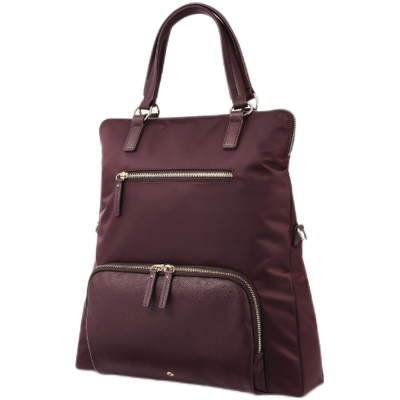 新秀丽(Samsonite)女士多种方式可转换手提包 大容量托特包出差旅行通勤公文包 手提双肩背包