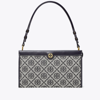 TORY BURCH 汤丽柏琦 TB女包 T MONOGRAM 提花迷你手袋 女士手提包