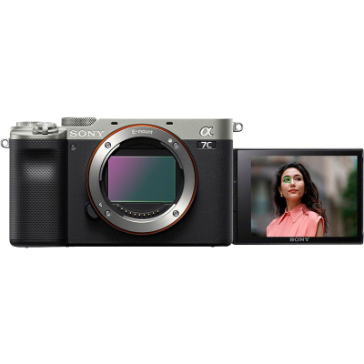 索尼SONY数码相机 Alpha 7C系列轻便小巧 实时眼部对焦 全画幅无反相机 银色(仅机身)