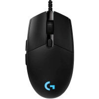 罗技Logitech G PRO Hero英雄版游戏鼠标有线电竞吃鸡RGB 12000DPI 可编程 黑色