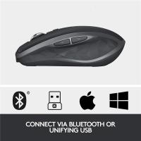 Logitech MX Anywhere 2S高级移动无线鼠标 适用于玻璃面 小巧轻便易掌握 黑色
