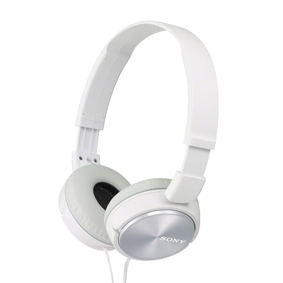 索尼(SONY) MDRZX310-WQ 有线头戴式可折叠耳机 音乐耳机 便于携带 轻便舒适 白色款