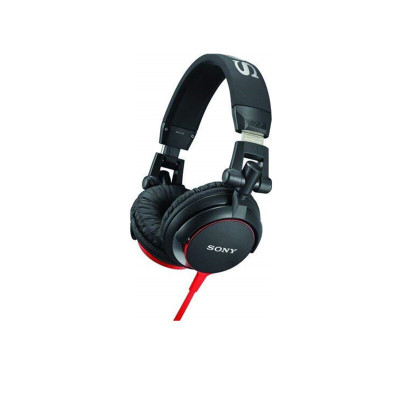 索尼(SONY)DJ耳机MDR-V55头戴式 低音加重有线连接音乐耳机