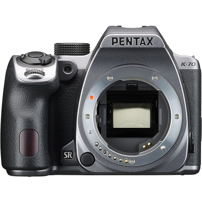 宾得PENTAX数码相机K-70系列防风防雨 单反相机 防抖防尘 带夜视红光 内置 Wi-Fi 银色 仅相机