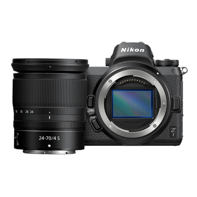 尼康Nikon数码相机Z 7系列4K超高清 无反相机 遥控拍摄 黑色 带24-70mm镜头