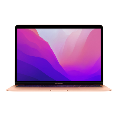 苹果APPLE轻薄本MacBook Air系列13.3英寸 八核M1芯片(7核图形处理器)16G 512G SSD 金色