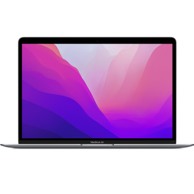 苹果APPLE轻薄本MacBook Air系列13.3英寸 八核M1芯片(7核图形处理器)16G 2TB SSD 深空灰