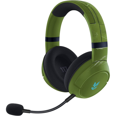 雷蛇(Razer) Kaira Pro 光环限定 无线游戏耳机头戴式 适用于Xbox PC -青色