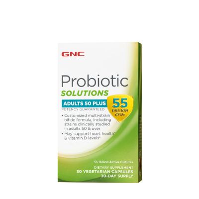 健安喜(GNC) 益生菌 Probiotic 素食胶囊 50 岁以上 30 粒胶囊 送长辈