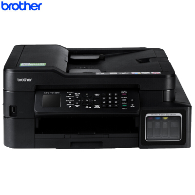 兄弟(brother)MFC-T910DW A4彩色喷墨打印机一体机(打印复印扫描传真)自动双面/无线网络连接打印