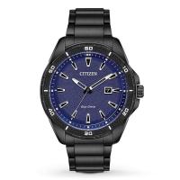 Citizen Men's AW1585-55L 'AR' Black Stainless Steel Watch