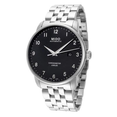 美度(Mido) 男士Baroncelli Jubilee42毫米日历防水不锈钢自动机械手表M0376081105200