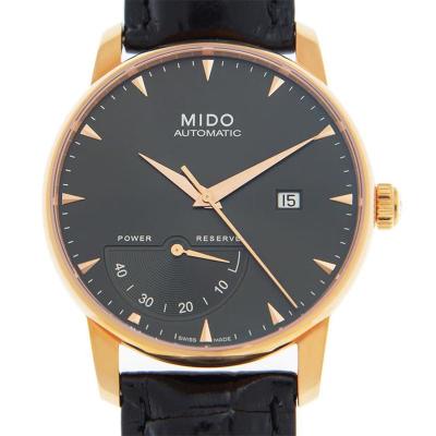 美度(Mido)Baroncelli 系列 自动机械表男 经典简约 日历 商务休闲 时尚百搭 运动防水M86053134