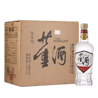 董酒 白标 54度 董香型白酒 430mlx6瓶